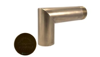 Black Oak Foundry 1.5" Deco 90 Degree Downspout | Oil Rubbed Bronze Finish | S931-ORB