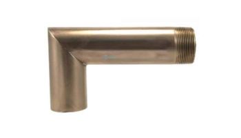 Black Oak Foundry 1.5" Deco 90 Degree Downspout | Almost Black Finish | S931-BLK