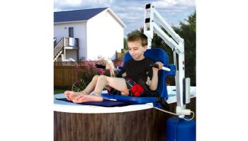 Aqua Creek Spa Lift Elite | No Anchor | White Powder Coat with White Seat | F-006SLE-W