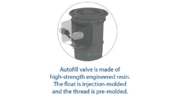 AquaStar ZarStar Drain/Vacuum Pre-Filter with Auto Fill, Large Basket, Filter Bag, Adjustable Collar and Lid | Tan | SKZ111108
