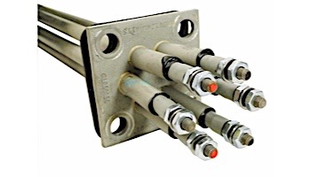 Coates Heater 12kW Element 480V with 4-Bolt Flange & Gasket | 20006015