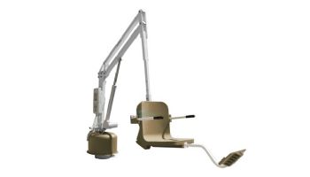 Aqua Creek Scout 2 Pool Lift | No Anchor | White with Tan Seat | F-802SC2-T