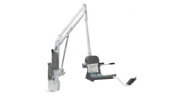 Aqua Creek Scout Excel Pool Lift | No Anchor | White Powder Coat with Gray Seat | F-SCTXL-G