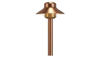FX Luminaire DP LED 20W Path Light | Copper | 12'' Riser | DP-LED20W-12R-CU