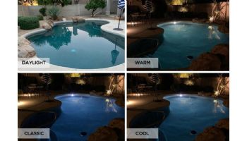 S.R.Smith Mod-Lite MultiWhite LED Underwater Pool Light with PowerPass Wireless Technology | 9-Watt 12V 80' Cord | MLED-MW-80