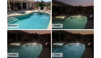 S.R.Smith Mod-Lite MultiWhite LED Underwater Pool Light with PowerPass Wireless Technology | 9-Watt 12V 150' Cord | MLED-MW-150