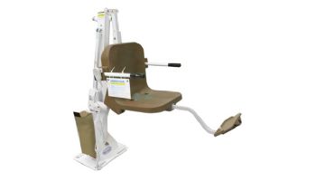 Aqua Creek Admiral Pool Lift | White with Tan Seat | F-ADMRL-T