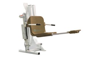 Aqua Creek Ambassador Pool Lift Deep Draft | No Anchor | White with Tan Seat | F-PPXRD-T