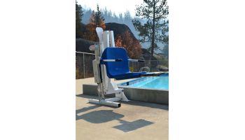Aqua Creek Ambassador Pool Lift Deep Draft | No Anchor | White with Tan Seat | F-PPXRD-T