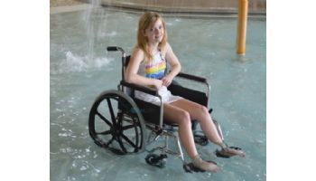 Aqua Creek 22" Folding Aquatic Wheelchair | F-22SSWC