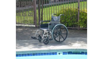 Aqua Creek 22" Folding Aquatic Wheelchair | F-22SSWC
