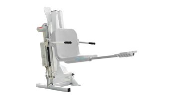 Aqua Creek Ambassador Pool Lift Deep Draft | No Anchor | White with White Seat | F-PPXRD-W