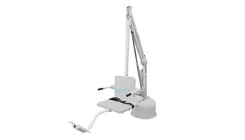 Aqua Creek Revolution Deep Draft Pool Lift | No Anchor | White Powder Coat with White Seat | F-702RLNA-DD-W