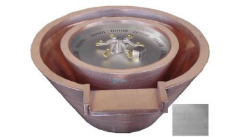 Bobe Artisan Series + Fire Bowl | Manual Ignition Propane Gas | 32" X 12" | Stainless Steel | RSPPMFRA-32-LP