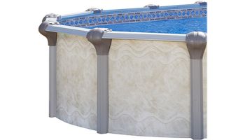Chesapeake 8' x 12' Oval Above Ground Pool | Basic Package 54" Wall | 182217