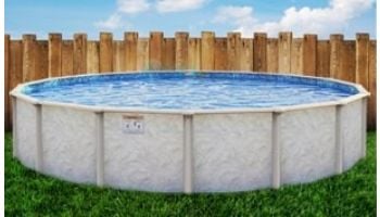 Pristine Bay 24' Round Above Ground Pool | Basic Package 48" Wall | 182239