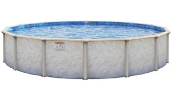 Pristine Bay 24' Round Above Ground Pool | Basic Package 48" Wall | 182239