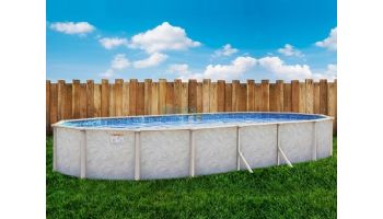 Pristine Bay 15' x 30' Oval Above Ground Pool | Basic Package 48" Wall | 182242
