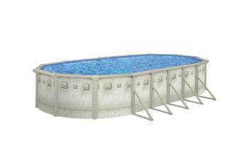 Millenium 16' x 32' Oval Above Ground Pool with Standard Package | 52" Wall | PPMIL163252