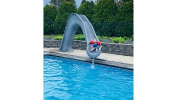 Global Pool Products Tidal Wave Slide | Right Turn | Sandstone | GPPSTW-SAND-R