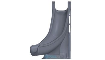 Global Pool Products Tidal Wave Slide with LED Light | Right Turn | Gray | GPPSTW-GREY-R-LED