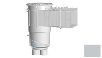 AquaStar Flow Star Water Bonded Skimmer with Flush Face 4" Extension, Float Assembly, Basket, Lid and Collar | White | SKR32101
