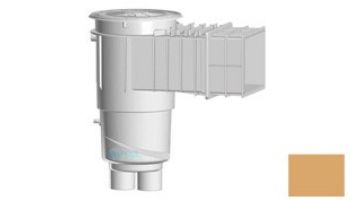AquaStar Flow Star Water Bonded Skimmer with Flush Face 4" Extension, Float Assembly, Basket, Lid and Collar | White | SKR32101