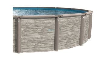 Azor 30' Round Above Ground Pool | Basic Package 54" Wall | 182402
