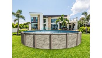 Azor 30' Round Above Ground Pool | Basic Package 54" Wall | 182402