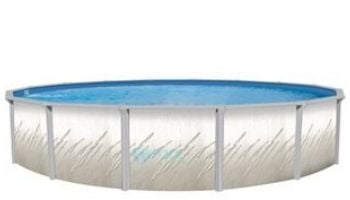 Pretium 27' Round Above Ground Pool | Basic Package 52" Wall | 182414