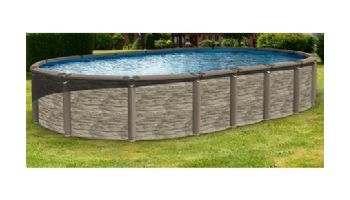 Azor 18' x 33' Oval Above Ground Pool | Basic Package 54" Wall | 182429