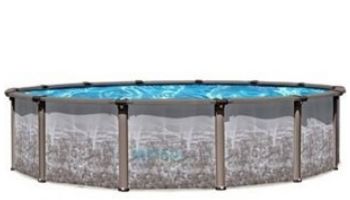 Regency LX 12' Round Resin Hybrid Above Ground Pool | Basic Package 54" Wall | 182431