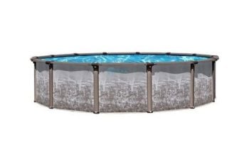 Regency LX 33' Round Resin Hybrid Above Ground Pool | Basic Package 54" Wall | 182440