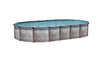 Regency LX 12' x 23' Oval Resin Hybrid Above Ground Pool | Basic Package 54" Wall | 182441