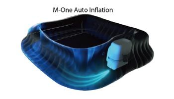 MSpa Urban Series Aurora Inflatable Round Bubble Spa with LED Light Strip | 6-Person | D-AU06 U-AU061