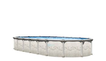 Magnus 15' x 30' Oval Above Ground Pool | Basic Package 54" Aluminum Wall | 182497