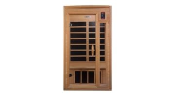Golden Designs Barcelona Select Elite 1-2 Person Near Zero FAR Infrared Sauna | Hemlock | GDI-6106-01 Elite