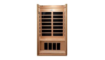 Golden Designs Barcelona Select Elite 1-2 Person Near Zero FAR Infrared Sauna | Hemlock | GDI-6106-01 Elite