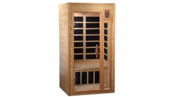 Golden Designs Barcelona Select Elite 1-2 Person Near Zero FAR Infrared Sauna | Hemlock | GDI-6106-01 Elite