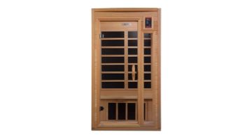 Golden Designs Barcelona Select 1-2 Person Low EMF FAR Infrared Sauna | Hemlock | GDI-6106-01