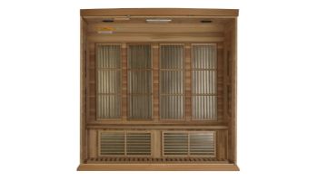 Golden Designs Maxxus 4-Person Low EMF FAR Infrared Carbon Sauna | Red Cedar | MX-K406-01 CED