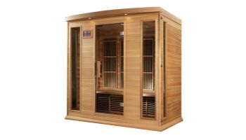 Golden Designs Maxxus 4-Person Low EMF FAR Infrared Carbon Sauna | Red Cedar | MX-K406-01 CED