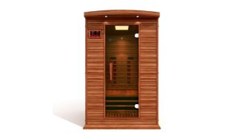 Golden Designs Maxxus 2-Person Full Spectrum Near Zero EMF FAR Infrared Carbon Sauna | Red Cedar | MX-M206-01-FS CED