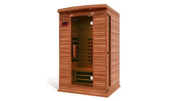 Golden Designs Maxxus 2-Person Full Spectrum Near Zero EMF FAR Infrared Carbon Sauna | Red Cedar | MX-M206-01-FS CED