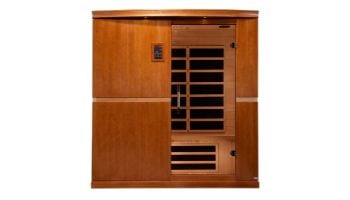 Golden Designs Dynamic Grande Madrid 4-Person Low EMF FAR Infrared Sauna | Hemlock | DYN-6410-01