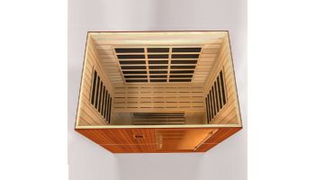 Golden Designs Dynamic Grande Madrid 4-Person Low EMF FAR Infrared Sauna | Hemlock | DYN-6410-01