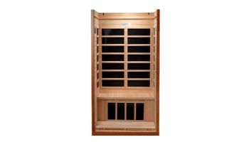 Golden Designs Dynamic Barcelona Elite 1-2 Person Ultra-Low EMF FAR Infrared Sauna | Hemlock | DYN-6106-01 ELITE