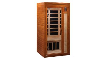 Golden Designs Dynamic Barcelona Elite 1-2 Person Ultra-Low EMF FAR Infrared Sauna | Hemlock | DYN-6106-01 ELITE