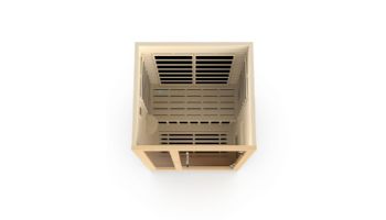 Golden Designs Dynamic Llumeneres 2-Person Ultra-Low EMF FAR Infrared Sauna | Hemlock | DYN-6215-02 | DYN-6215-02 Elite