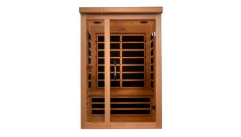 Golden Designs Dynamic Llumeneres 2-Person Ultra-Low EMF FAR Infrared Sauna | Hemlock | DYN-6215-02 | DYN-6215-02 Elite